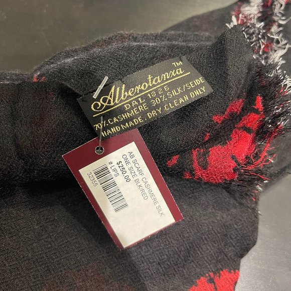 CASHMERE SILK handmade scarf - Picture 3 of 5